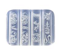 Professional Embossed Silicone Templates for Nails Art, Making Jewelry and Decorative Accessories Nails Art Mold Nails Art Accessories Tool