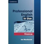 Ian MacKenzie – Professional English in Use Finance – Lingua inglese – Tascabile