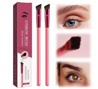 Professional Eyebrow Brush,Multi Function Eyebrow Brush,Three-dimensional Concealer Makeup Brush,Angled Eyebrow Hairline Brush for Women Girls (3pcs)