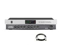 Professional Feedback Frequency Shifter - 6-in 6-Out Microphone Anti-Howling Feedback Suppressor for Stage, Conference, KTV(4 in 4 out)
