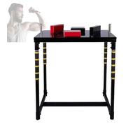 Professional Game Arm Wrestling Machine, Arm Wrestling Muscle Exerciser Equipment, Competition Training Arm Wrestling Table, Includes Padded Elbow Rests(Nero)