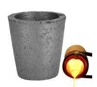 Professional Graphite Silicon Carbide Crucible - 4kg 6kg High Temperature Smelting Pot | Metal Melting Tool For Gold, Silver & Copper | Industrial Casting & Refining Crucible For Furnaces