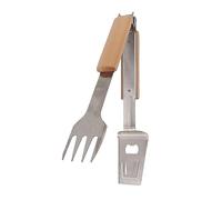 Professional Grill Tongs Set,Serrated Stainless Steel and Grilling Tools,Outdoor Cooking Spatula Forks