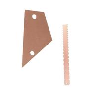 Professional Guitar Making Tools Righello Professionale Per Scanalature Del Manico Della Chitarra In Acciaio Inossidabile Strumenti Per La Realizzazione E La Riparazione E Accessori Per Liutai(Gold)
