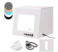Professional Jewelry Photography Light Box Kit with 360° Electric Rotating Feature,4pcs Light Fill Light Adjustable Brightness,Customizable Speed & Color Temperature,for Jewelry