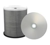 Professional Line CD-R 700 MB|80 min 52 velocità di scrittura, stampabile su tutta la superficie (stampante a getto d'inchiostro), argento, completamente metallizzato, confezione da 100 pezzi