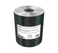 Professional Line CD-R 700 Mb| 80 minuti di velocità di scrittura 52 volte, stampa offset, argento, non stampabile/bianco, confezione da 100 pezzi in pellicola (rosa)