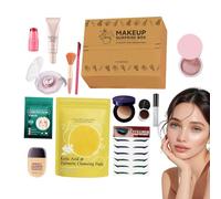 Professional Makeup Kit, Foundation Concealer Cosmetic, Lipstick Brush Set with Reliable Build, Beauty Aid with Modern Look, Makeup with Longwear Hold, Fashion Cosmetic 8.27x6.69x4.33 inches