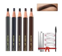 Professional Makeup Matita sopracciglia,5PCS Micro Brow Pencil, kit per microblading impermeabili,Trucco per Tatuaggi con Matita per Sopracciglia e Accessori per Microblading per la Marcatura