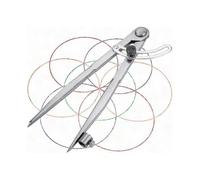 Professional Measuring Compass with Dry Point, Wing Divider & Pencil Holder for Industrial Marking Gauge