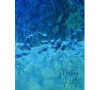 Professional Meeting Notebook for Work (8.5 x 11 inch): 50 Meetings- Templates with Index, Agenda, Notes, Action Items, and Follow-Up Pages for ... Tasks, Boost Productivity (Design: Ocean)