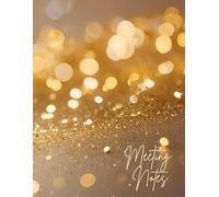 Professional Meeting Notebook for Work (8.5 x 11 inch): 50 Meetings- Templates with Index, Agenda, Notes, Action Items, and Follow-Up Pages for ... Tasks, Boost Productivity (Design: Gold)