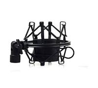 Professional Microphone Shock Mount Locking Knob Noise Broadcast Clip Studio Recording Mic Holder Spider Condenser (Color : Gray, Size : 5cm) (Black 5cm)