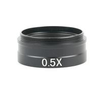 Professional Monocular Microscope Auxiliary Objective Barlow Lens 0.5X