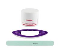 Professional Nail Buffer Kit, Buffing Cream Shine Set, 4x2 Inches Buffer with Smooth Polishing Feature, Natural Nail, Shine Cream with Gentle Formula, Care Kit for Manicure Pedicure