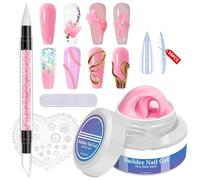 Professional Nail Builder, 60g Large Capacity Gel, Sculpting Gel Builder for with Smooth Texture, Hand Home Extension Molding, Beginners and Experts Nails Practice