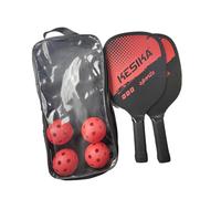 Professional Pickleball Paddles Set di 2 racchette con 4 palline Borsa da
