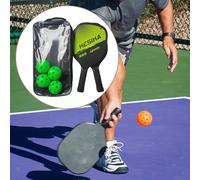 Professional Pickleball Paddles Set di 2 racchette con 4 palline Borsa da