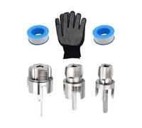 Professional PVC Pipe Threader, Carbon Steel Function Internal External Threading Tool, Leakproof Design per Plumbing Electrical Conduit Repair