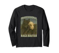 Professional Rage Baiter Funny Gen Z Unhinged novità Meme Maglia a Manica
