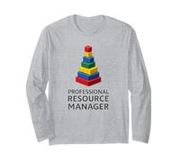 Professional Resource Manager Gioco da Tavolo Blocchi Umorismo Maglia a Manica