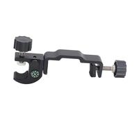 Professional RTK Pole Clamp Aluminum Alloy Universal Data Collector Bracket Mount Cradle Holder with Compass Durable and Portable for GPS RTK Measurements Highway Engineerin