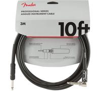 Professional Series Cavo Strumento per Chitarra 3M - Dritto,Angolato, Nero, Dura