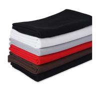 Professional Speaker Box Mesh Grille Cloth 1,6 x 0,5 m - Acoustic Polyester Filter Fabric in 5 colori (Silver/Red/White/Black/Brown) (Black)