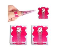 Professional Stiletto Nail Forms for Acrylic Curve Nails and UV Gel Nail Extensions