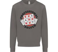Professional Sudoku Solver Divertente Uomo Felpa