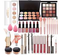 Professional Trucchi Donna Offerta, MKNZOME 33 pezzi Set Trucchi Make Up Completo con Trousse Trucchi regalo di Natale palette ombretti professionali Rossetti Makeup Fondotinta Correttore