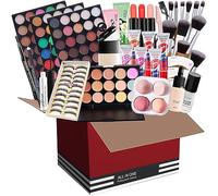 Professional Trucchi Donna Offerta, MKNZOME 50 pezzi Set Trucchi Make Up Completo con Trousse Trucchi regalo di Natale palette ombretti professionali Rossetti Makeup Fondotinta Correttore Lipgloss