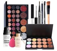 Professional Trucchi Donna Offerta, MKNZOME Set Trucchi Make Up Completo Kit Makeup Regalo di Natale e Compleanno Palette Ombretti Professionali Rossetti Make-up Fondotinta Correttore