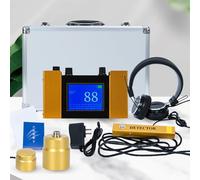 Professional Underground Water Leak Detector - Adjustable 4 Gears Frequency, Indoor Outdoor Electric Water Leak Geophone Sensor, Accurate and Reliable Water Leak Sensor, 3 Meters Detection Depth