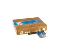 Professional Watercolor 12 Mezzi Godet Cassetta Bamboo