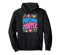 Professional Yapper Funny Sarcastic Humorous Felpa con Cappuccio