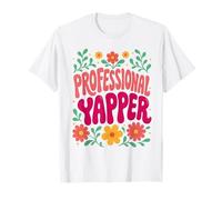 Professional Yapper Funny Sarcastic Humorous Maglietta
