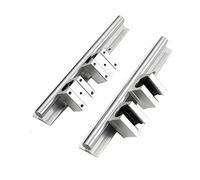 Professionale 1200mm-1800mm 2 Set Guida lineare SBR20 Guida lineare 20mm Guide lineari 4 pezzi SBR20UU Blocco cuscinetto a sfere Router CNC(1400mm)