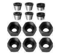 Professionale 12pcs Alta Precisione M17 Collet Set per la lavorazione del legno Intaglio e Bordi Strumento di Finitura con Migliora La Durata