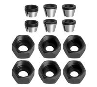 Professionale 12pcs Alta Precisione M17 Collet Set per la lavorazione del legno Intaglio e Bordi Strumento di Finitura con Migliora La Durata