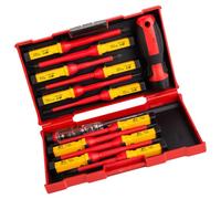 Professionale 13 In 1 Isolato Cacciavite Set 1000V Acciaio Tensione Tester Elettricista Riparazione Tool Set