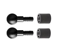 Professionale 15mm Alluminio Testa A Sfera 1 / 4 Pollici Vite Adattatore Set per Stabile Camera Configurazioni per Apparecchiature Video Testa A Sfera In