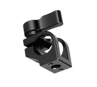 Professionale 15mm Rod Morsetto In Lega di Alluminio Singolo Tubo di Montaggio Adattatore Base Per Microfoni Fotocamera Attrezzature Filmmaking