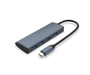 Professionale 4-in-1 USB C Hub Docking Station Adattatore USB C Velocità di Trasmissione Veloce Con 3.0 USB HUB+TIPO C Per La Casa Tipo C Hub A Tipo C
