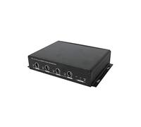 Professionale 4 in 4 out Dante audio Dante trasmettitore/convertitore di supporto 12VDC o alimentazione POE per il sistema pa indirizzo pubblico (POE)