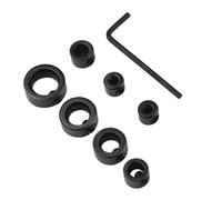 Professionale 8Pcs Split Rings Drill Bit Posizionatore Controllo Profondità Stop Collare Set con Chiave per Precisioni Drill Stop Collare Set