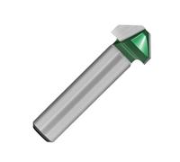 Professionale 90 Gradi A Forma di V Router Bit Piastra Alluminio Slotting Cutter Muro Cutter 1/4 "/6MM/8mm Lavorazione Del Legno Strumento di Smusso