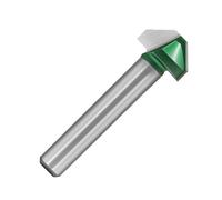 Professionale 90 Gradi A Forma di V Router Bit Piastra Alluminio Slotting Cutter Muro Cutter 1/4 "/6MM/8mm Lavorazione Del Legno Strumento di Smusso