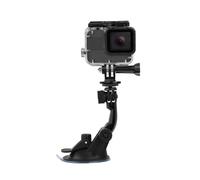 Professionale accessori per GoPro Hero 4, Hero 3 +, Hero 3, Hero 2 Silver Black camera, Car Suction Cup Mount