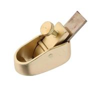Professionale Accessori Per Violino Mini Pialla Per Liuteria In Ottone Con Fondo Piatto E Suola Curva Lavorazione Del Legno(Golden S)